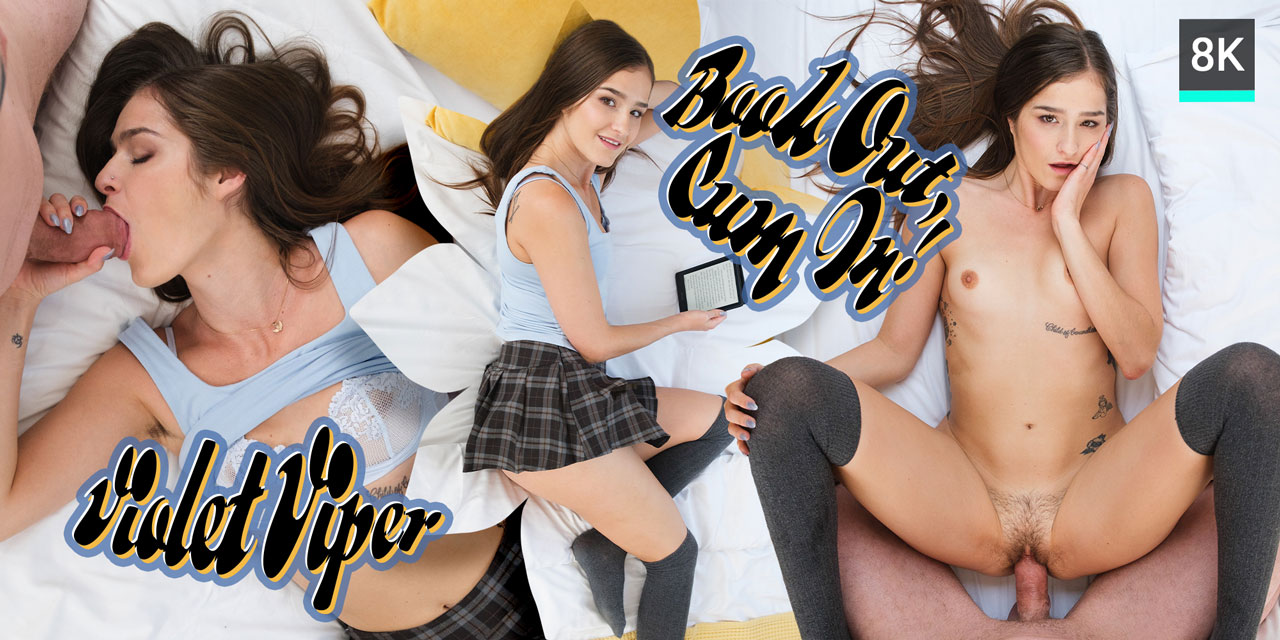Czech vr 879 - book out, cumshot in!. Violet Viper